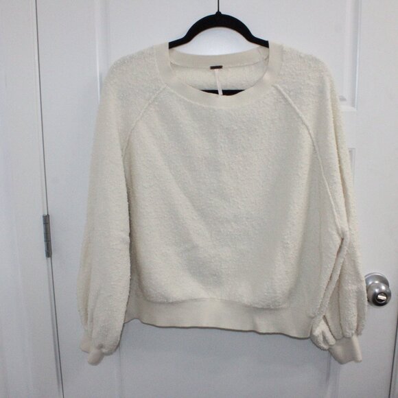 Free People Sweaters - Free People Found My Friend Sweatshirt In Ivory Medium